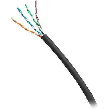 C2G 1000FT CAT6 SOLID UTP CMR BLACK TAA C2G56032