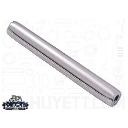 Huyett Coiled Spring Pin, Heavy Duty, Nickel Plated 302/304 Stainless Steel, 0.375 in Dia x 3.000 in Length SPC3P-375-3000H