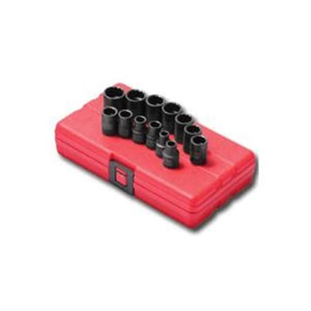 Gourmetgalley 3675 7-19mm 12 Point Set 3/8 Inch Drive, 13PK GO738122