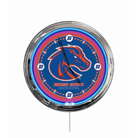 Holland Bar Stool Boise State University 16 LED Wall Clock ClkL16