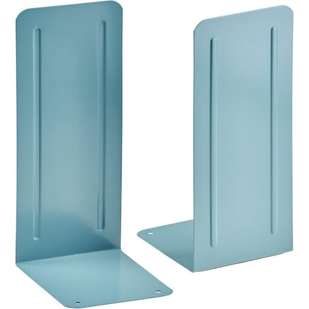 Acrimet Steel Metal Jumbo Bookends for Shelves, Heavy Duty, for Large books, Green, 2PK 294.3