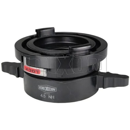 Dixon Long Handle Adapter with Buna-N Gasket, Storz x Female NST NH Swivel End Style, Aluminum, Domestic SFSA4045F-LH