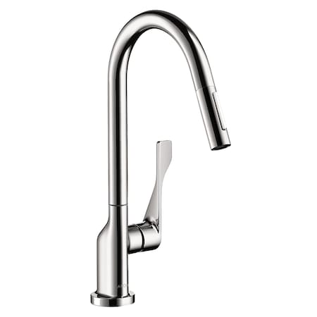 Axor Citterio HighArc Kitchen Faucet 2-Spray Pull-Down, 1.5 GPM in Chrome 39846001