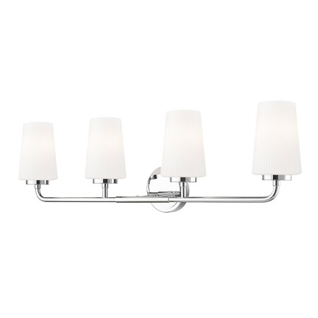 Z-Lite Montford 4-Light Vanity, 32 in W, Chrome 7005-4V-CH