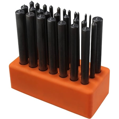 Neiko Transfer Punch Set with Premium Heat-Treated Alloy Steel Punches, Sizes 3/32 in to 0.5 in 02621A