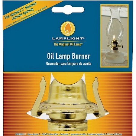 Lamplight Oil Lamp Burner, Steel 31507
