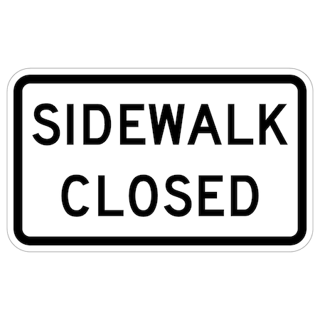 Sign Solutions Usa Traffic Sign, 30 in Width, Aluminum Sign, Horizontal Rectangle DUS10DWT3018R9-9