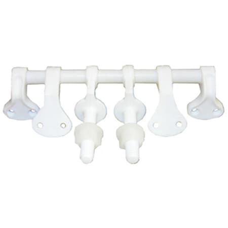Made-To-Order 14-1021 Plastic Replacement Toilet Seat Hinge, White MA834138