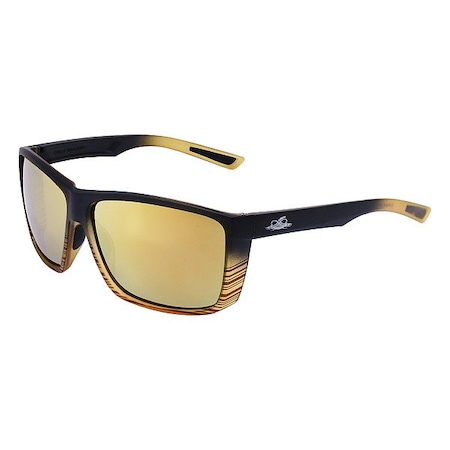 Globus Safety Glasses, Black, Gold BH33618PFT