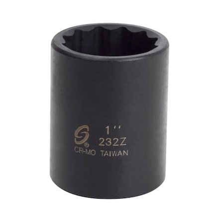 Sunex 1/2 in Drive 1 in 12-Point Impact Socket 232Z