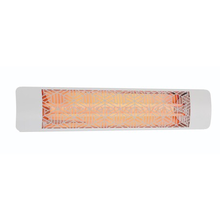 Eurofase SS 39in Dual Element 4000W 240V Heater, White, Mason Decor Plate EF40240W3