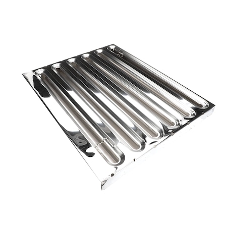 Kason Grease Filter, Canopy Hood, 25in H x 20in W, Stainless Steel 67001002520