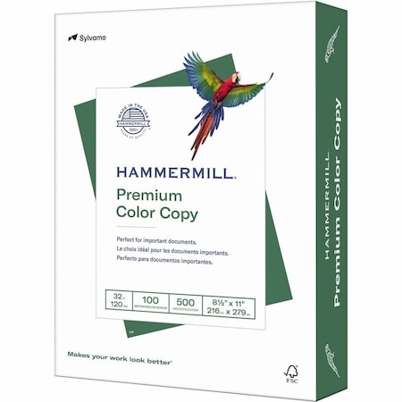 Hammermill Paper for Color 85x11 Inkjet, Laser Copy Multipurpose Paper White, White, 500PK HAM102630