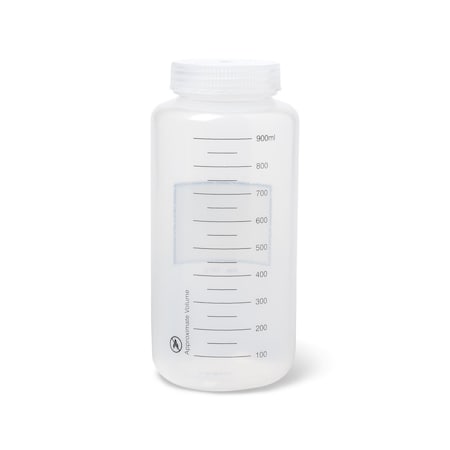 United Scientific UniStore Graduated Wide Mouth Bottles, PP, 1000 mL, 6PK 33703