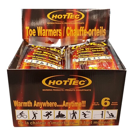 Hottec Toe Warmer 6 hr, 30PK 1070601-HT
