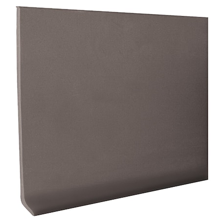 Roppe 2-1/2''x4 ' Dark Gray Vinyl Dryback Wall Cove Base H1625C53P150