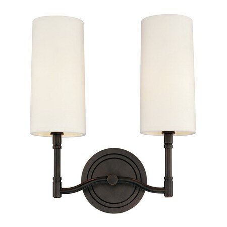 Hudson Valley Lighting Dillon 2 Light Wall Sconce 11.75 In. Old Bronze 362-OB
