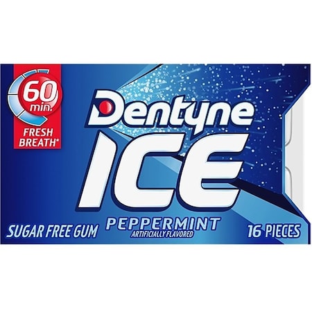 Dentyne 551530 Gum, Peppermint, 9 Count Pack, 9PK 784575