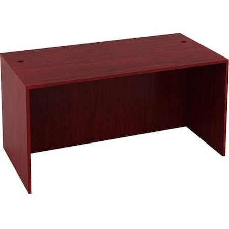 Boss Office Products Office Desk Shell, 29 in H, Mahogany N101-M