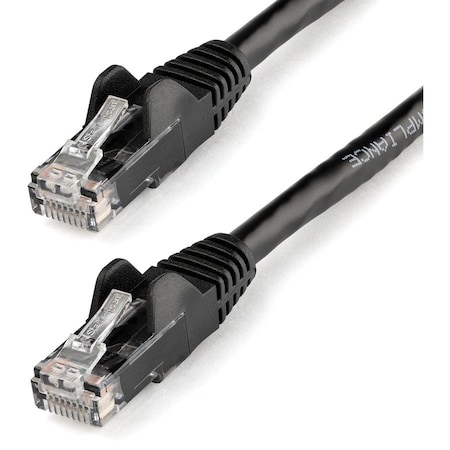 Startech.Com 8ft CAT6 Ethernet Cable Black 100W PoE N6PATCH8BK