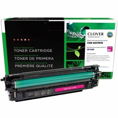 Cig Clover Imaging Remanufactured High Yield Magenta Toner Cartridge for CDK 6017878 201400