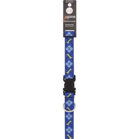 Lupine 1'' Woven Pattern Dapper Dog 16'' to 28'' Adjustable Collar 41853