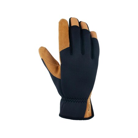 Carhartt Men's Indoor/Outdoor Work Gloves Beige/Black XL 1 each GD0869MBLKBLYXL