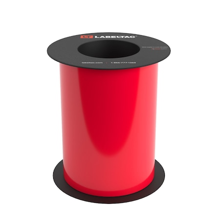 Labeltac High Performance 10-Year Vinyl Supply 7in x 75ft LTOnly, Red LT704HP-C