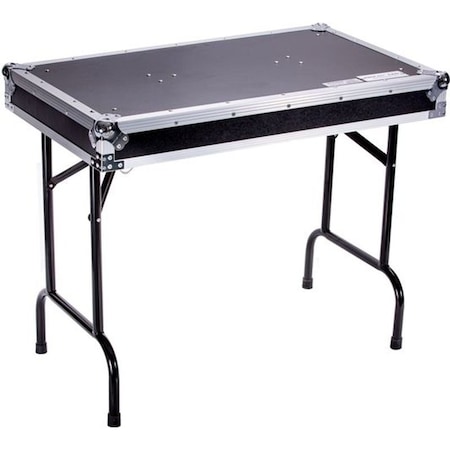 Deejay Led Fly Drive Case Universal Fold Out DJ Table 36-Width x 21-Depth x 30-Inches Height TBHTABLE