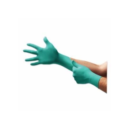 Touchntuff Nitrile Powder-Free Disposable Gloves, Smooth, 5.5 mil Finger/4.9 mil Palm, Large, Green 012-92-600-8.5-9
