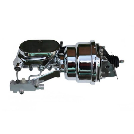 Leed Brakes 7 in. Dual Brake Booster with 1.125 in. Master Cylinder Disc Drum LEE2L6B4
