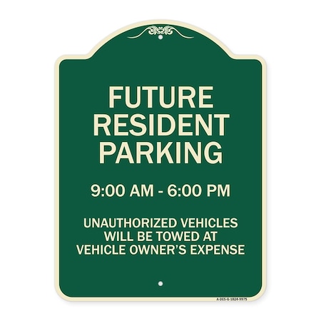 Signmission Green, 18 Inch x 24 Inch, Heavy Gauge Aluminum A-DES-G-1824-9975