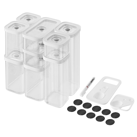 Zwilling Fresh and Save Cube Box Set, 12-pc, Plastic, Food Storage Container, Small and Medium Cube Set 1025972