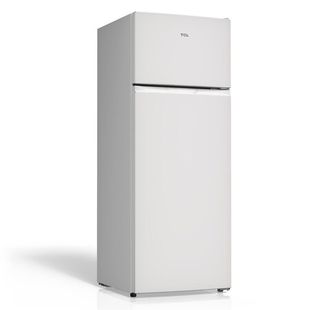 Tcl 7.3 Cu. Ft. Double-Door Refrigerator with Freezer, White TRT07T4AW
