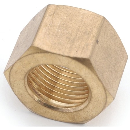 Anderson Metals Nut, Compression, Brass 750061-14