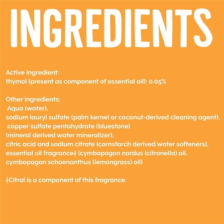 Seventh Generation Lemongrass Citrus Multi Surface Disinfecting Bathroom Cleaner, 26 Ounce, 8PK 22811