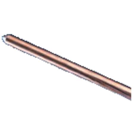 Erico 1/2''x10 ' Steel Core Copper Bonded Ground Rod 611300UPC