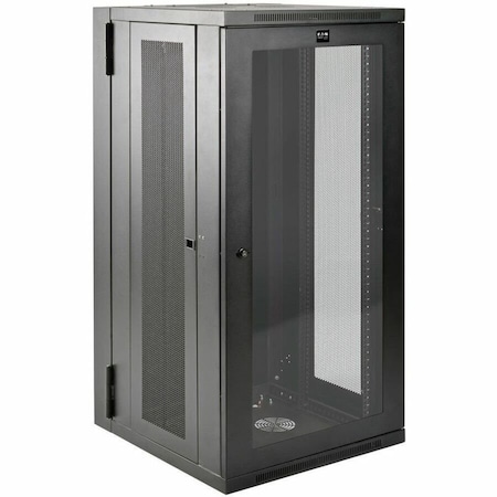 Eaton Tripp Lite Series SmartRack 26U UPS-Depth Wall-Mount Half-Height Rack Enclosure, Clear SRW26USDPG