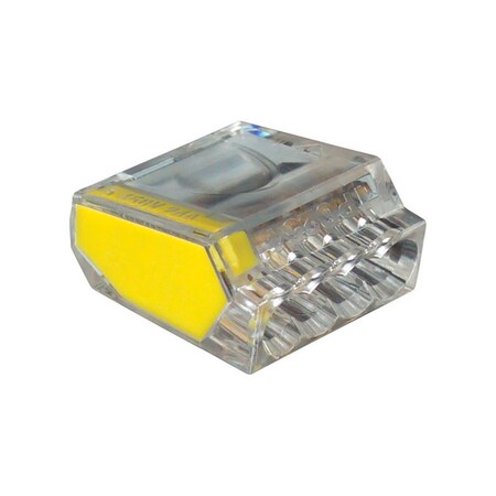 Eccm Industries 4 Port Yellow Connector, 100PK 3569670