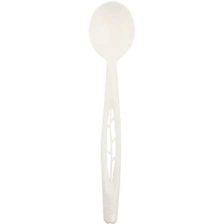Stalk Market CPLA Compostable Heavy Weight 6.5 in. Spoon - Individually Wrapped, 750PK CPLA-003-INV