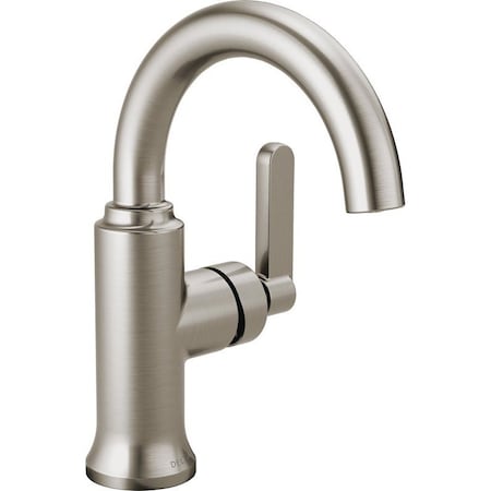 Delta Alux Faucet, 1.20 gpm, 1, 3-Faucet Hole, Brushed Nickel, Hole, Lever Handle 15769LF-SP