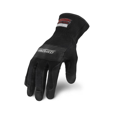 Ironclad Performance Wear Heatworx(R) Heavy Duty Mechanics Gloves, Silicone Palm, Black HW6X-07-XXXL