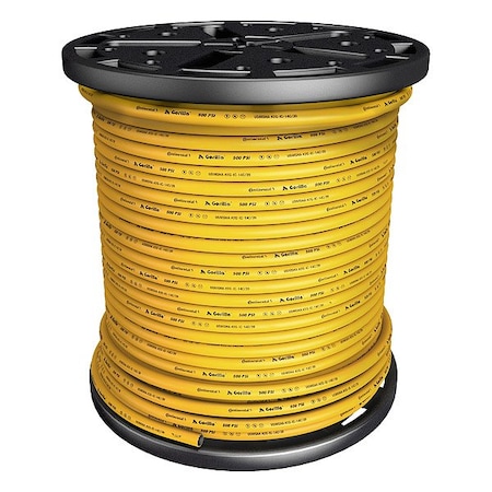 Continental Bulk Air Hose, 500 ft L, Yellow 20026289