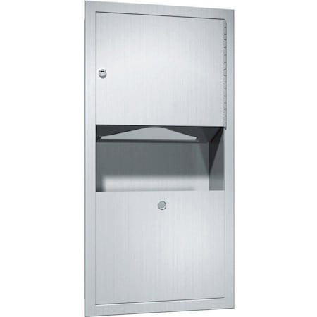 Asi Traditional Recessed Folded Paper Towel Dispenser/Receptacle 0462-AD