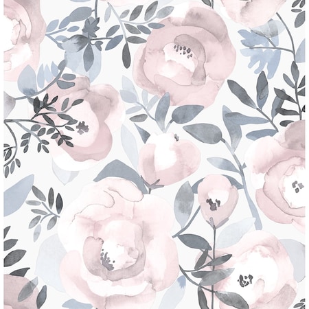 A-Street Prints Orla Purple Floral Wallpaper 2903-25840
