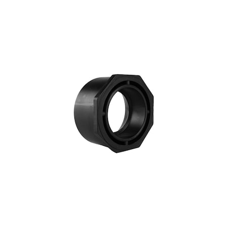 Charlotte Pipe And Foundry Bushing 1-1/2" Hub X 1-1/4" D Spigot ABS ABS 00107 0600