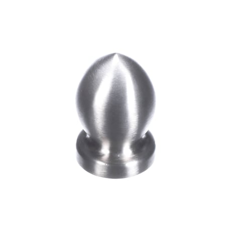 Tuuci Acorn Finial, Bay Master, Brushed Aluminum, Top 13427