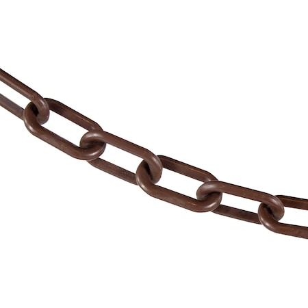 Mr. Chain 2" x 50' Brown Plastic Safety Chain 50010-50
