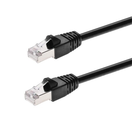 Monoprice Cat6A Ethernet Patch Cable - Snagless RJ45_ 550Mhz_ STP_ Pure Bare Cop 24376