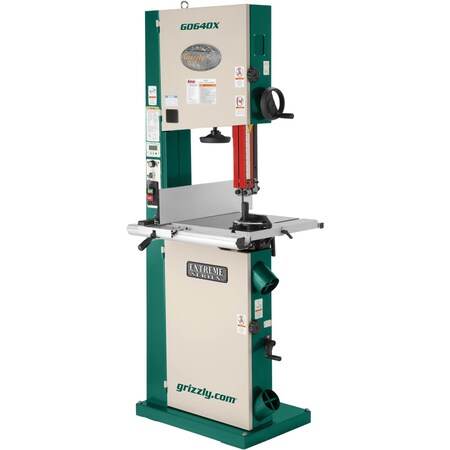 Grizzly 17" 2 HP Metal/Wood Bandsaw w/Inverter Motor G0640X